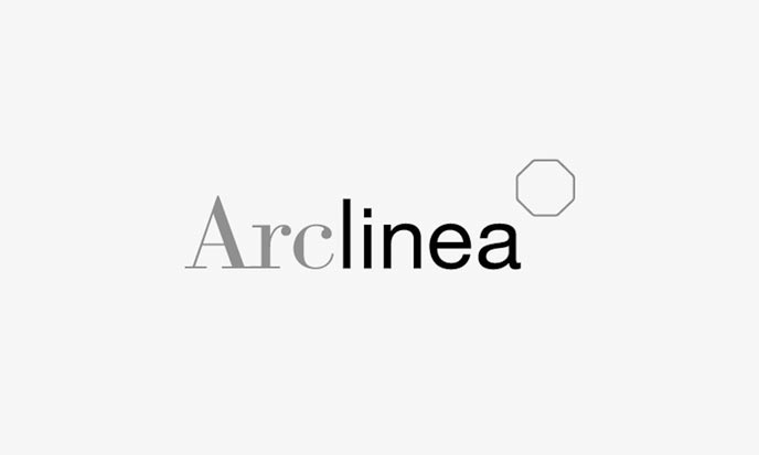 Grafische evolutie van ons Arclinea logo 5